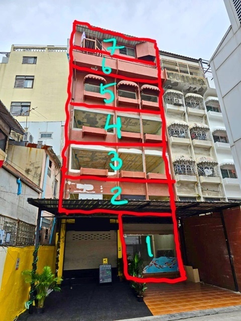 RentOffice ให้เช่าอาคารพาณิชย์ 7 Hostel 820ตรม. BTS นานา 100 ม. สวนเบญจกิติ 