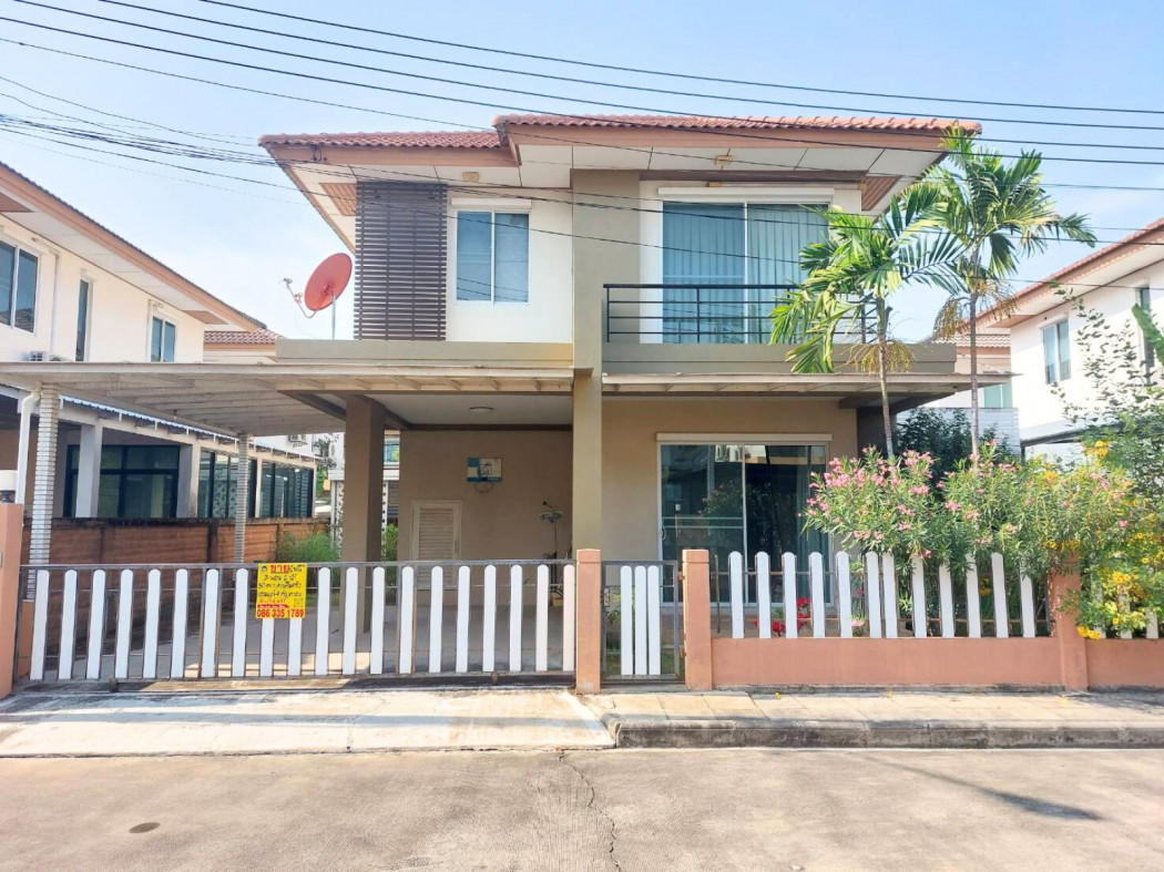 SaleHouse Single house, Habitia Ratchaphruek 345, 50 sq m., house in a good location, kitchen extension, near the park 200 m.