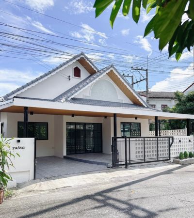 R7 บ้านในโครงการ กุลพันธ์วิวล์ 3  บ้านชั้นเดียว แปลงมุม  รีโนเวทใ