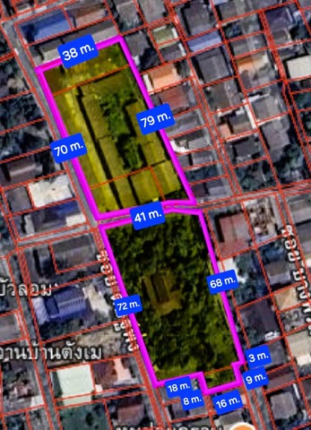 ขายที่ดิน ขายที่ดิน ตลิ่งชัน บางพรม ใกล้โรงเรียนอนุบาลนานาชาติเคนซิงตัน