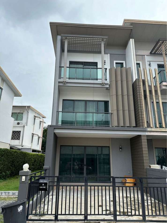 RentHouse Townhouse for rent, 3 floors, Town Avenue project, Rama 2 Soi 30