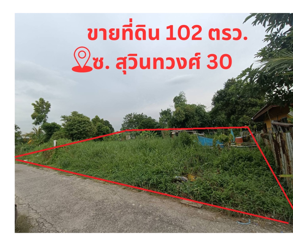 ขายที่ดิน ซอยสุวินทวงศ์ 30 