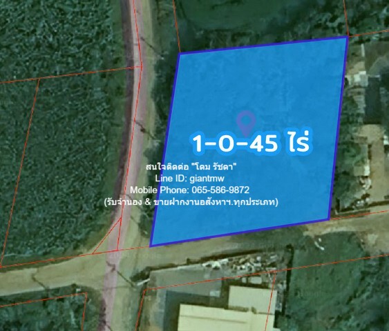 ขายที่ดินเปล่า (แปลงหัวมุม) แถวพุทธมณฑลสาย 4 จ.นครปฐม 1-0-45 ไร่