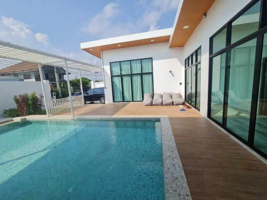 ขายบ้าน H456 ขาย บ้านเดี่ยว Pool Villa Bang Saray สามารถทำธุรกิจรายวันได้