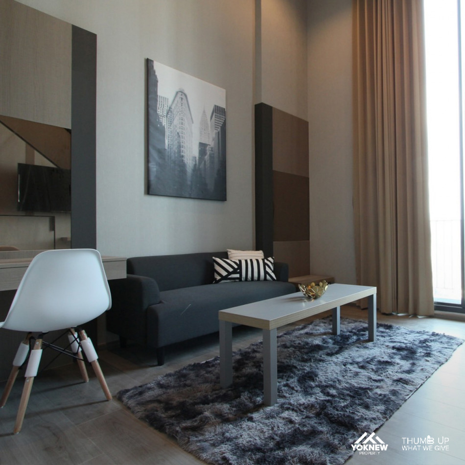 ว่างเช่า คอนโด The Reserve พหล-ประดิพัทธ์ ห้อง Loft ห้องตกแต่งสวย ขนาด 40  ตร.ม.