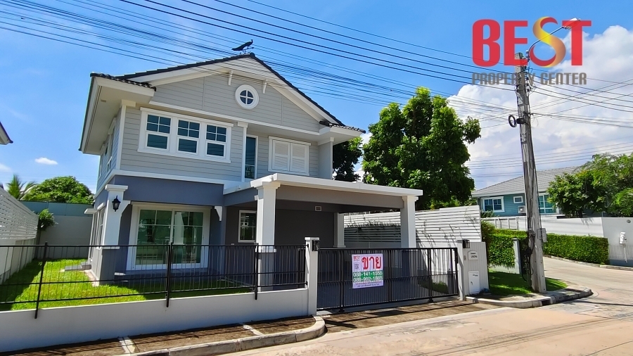 ขายบ้านเดี่ยว หลังมุม บ้านชัยพฤกษ์ ศรีนครินทร์ ปรับปรุงใหม่ โซนหน้าสวนสาธารณะ