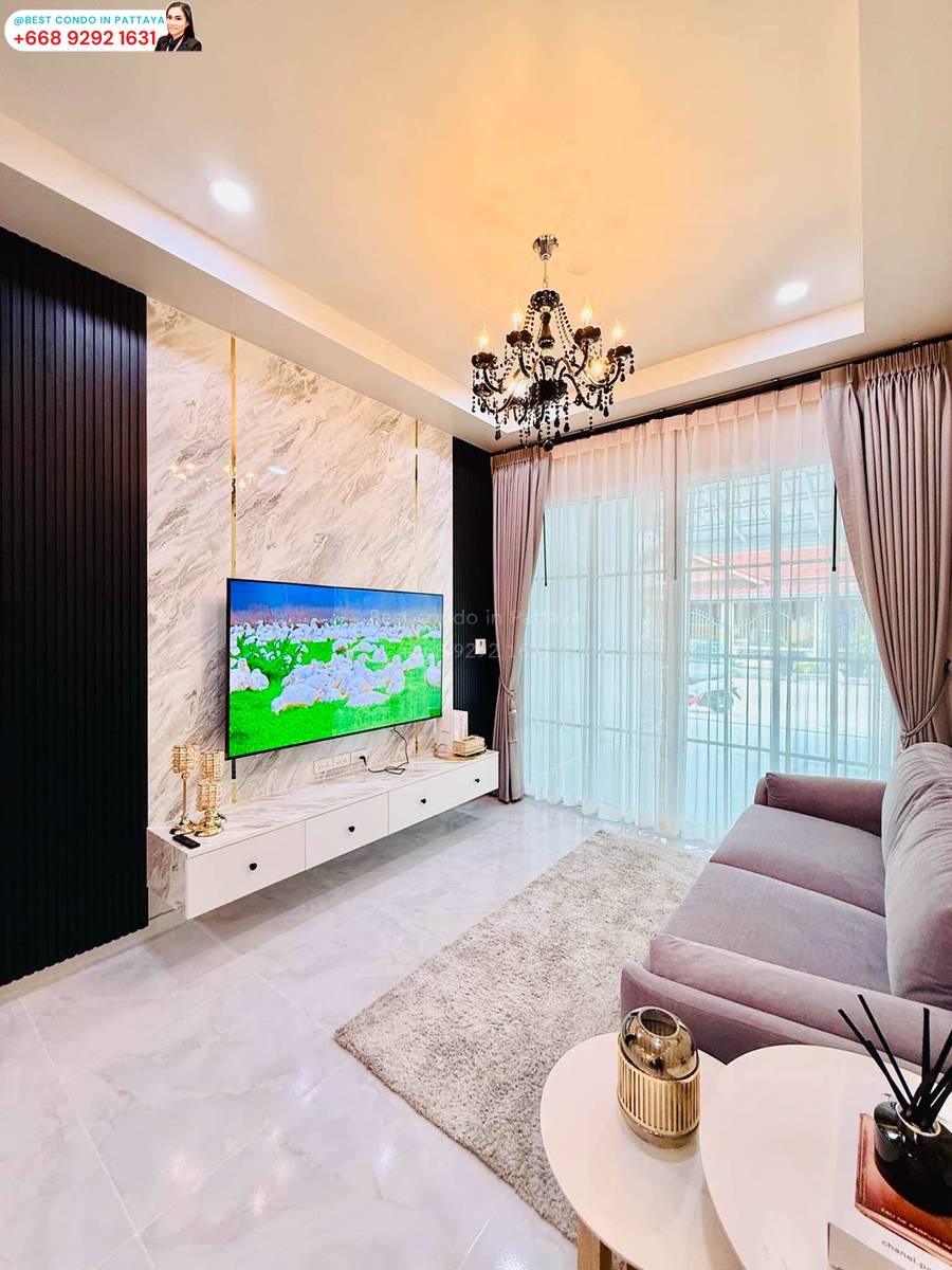 "ทาวน์เฮ้าส์ตกแต่ง Built-in ทั้งหลัง พร้อมเข้าอยู่ สไตล์ Modern Classic!" #รหัสทรัพย์428