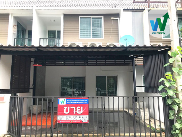หมู่บ้านเดอะ คัลเลอร์ อารียา ขายทาวน์เฮ้าส์ 20 ตร.ว. ต่อเติมครบ 4 ห้องนอน 2 ห้องน้ำ 4 แอร์ 2 กล้องวง