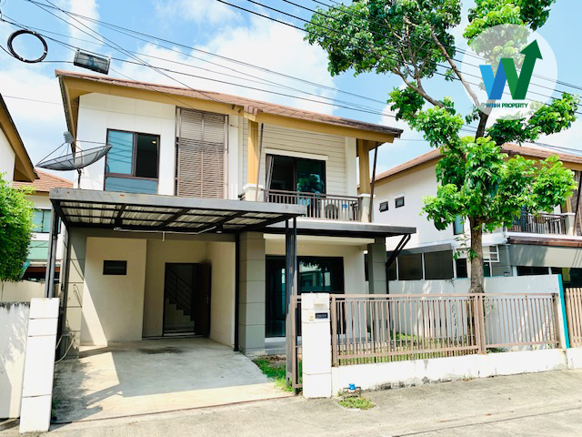 ขายบ้านอ่อนนุช พฤกษาวิลล์ 57 พัฒนาการ-ศรีนครินทร์ สภาพใหม่ 3 ที่จอดรถ ขายพร้อมผู้เช่า ใกล้สนามบิน