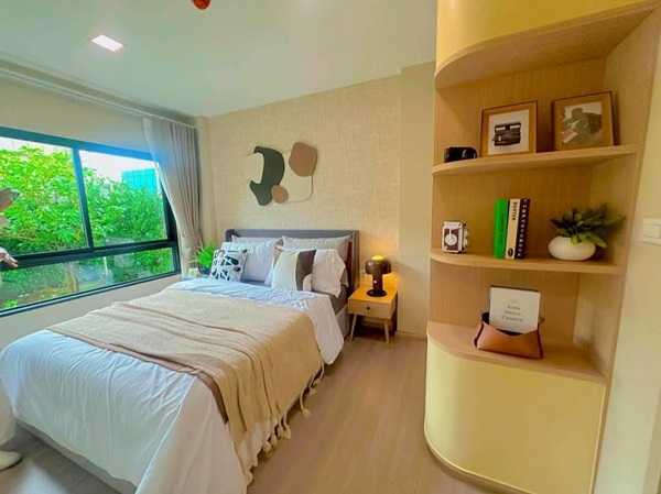 ขายดาวน์ Dcondo Sense บางแสน ราคาพิเศษ! 1 ห้องนอน 1 ห้องน้ำ 28.25 ตร.ม. วิวสระ แต่งครบ พร้อมเฟอร์
