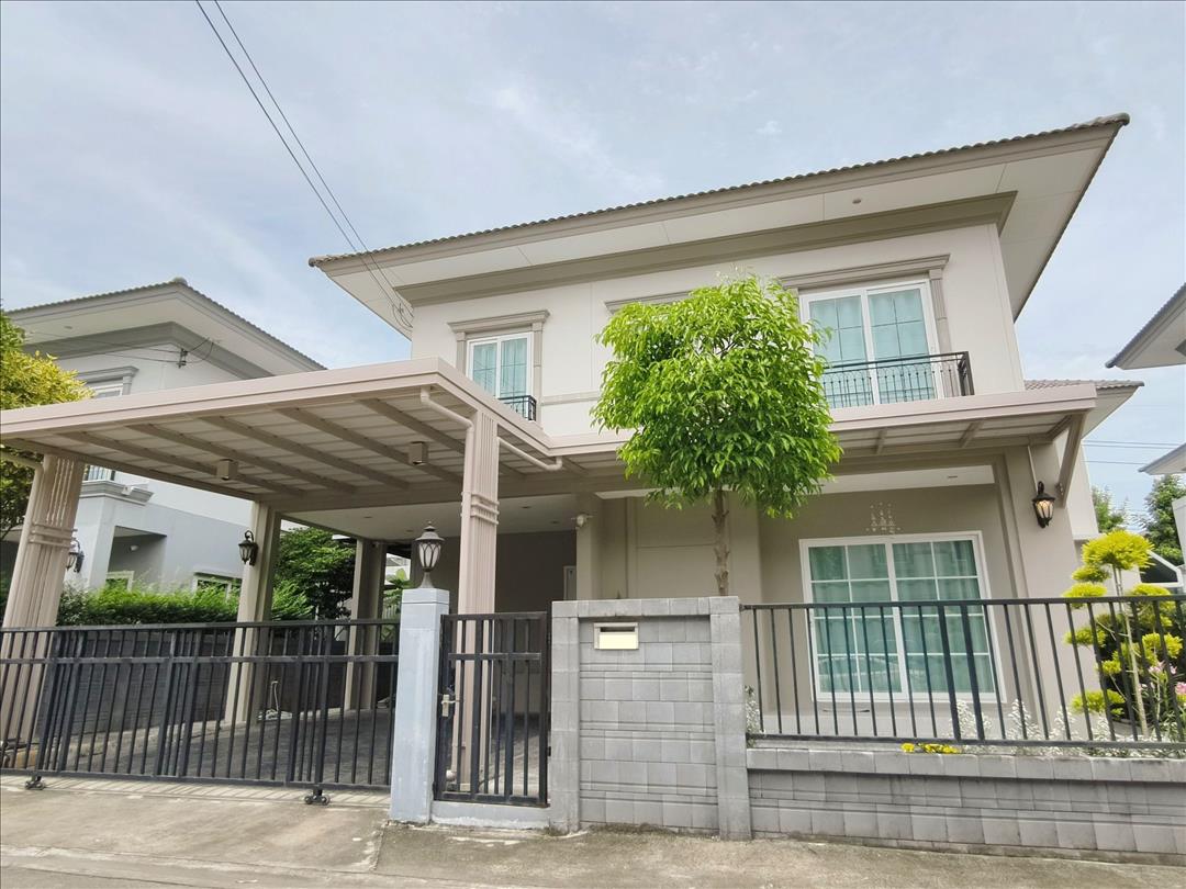 บ้านเดี่ยว 2 ชั้น ม.แกรนดิโอ วิภาวดี-รังสิต บ้านสวย ตกแต่งพร้อมอยู่ เฟอร์นิเจอร์ครบ 