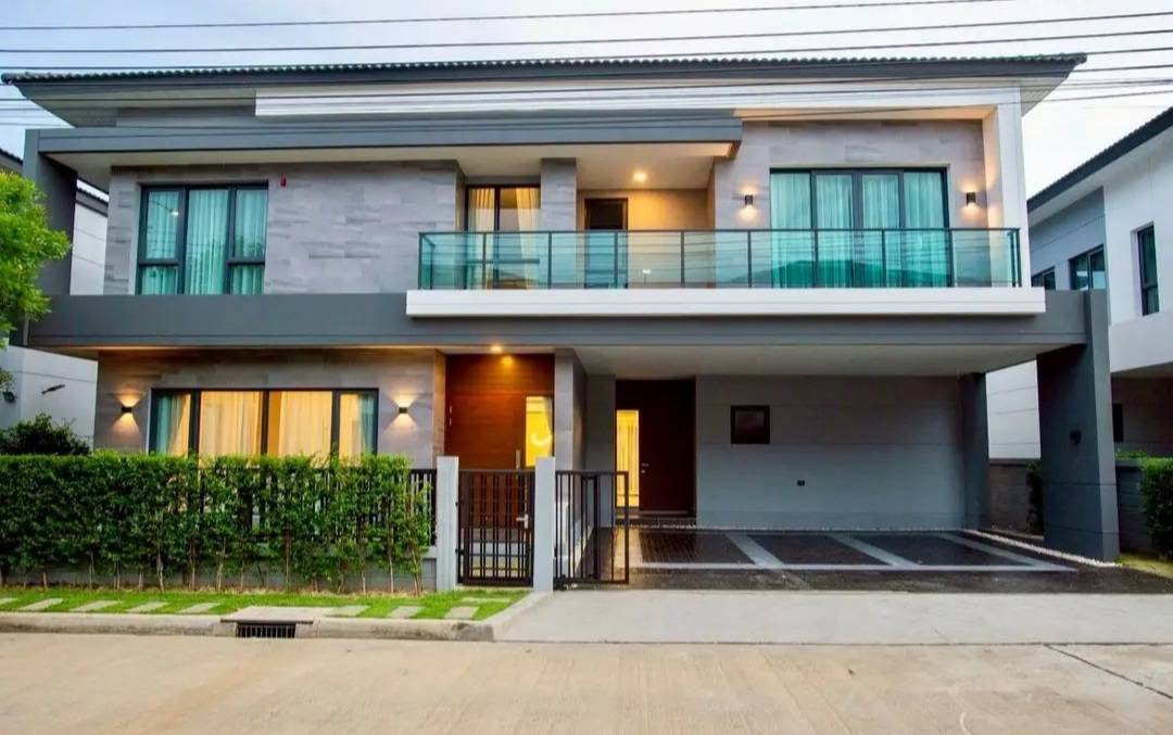 ให้เช่า บ้านเดี่ยว 2 ชั้น ม.The City Bangna โครงการใหม่ เฟอร์นิเจอร์ครบ พร้อมอยู่ ราคา 169,000 บาท