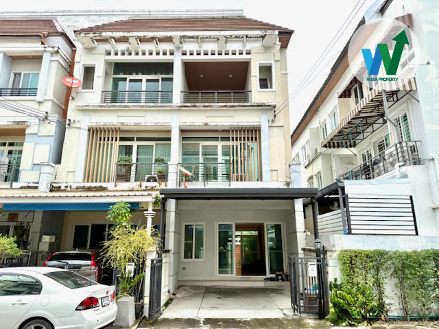 ขายโฮมออฟฟิศหลังมุม บ้านกลางเมือง ศรีนครินทร์ สภาพใหม่ 3 ชั้น 3 นอน 3 น้ำ