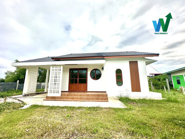 SALEบ้านเดี่ยวชั้นเดียวสไตล์มินิมอล บ้านสร้างใหม่ใกล้เมืองสระบุรี
