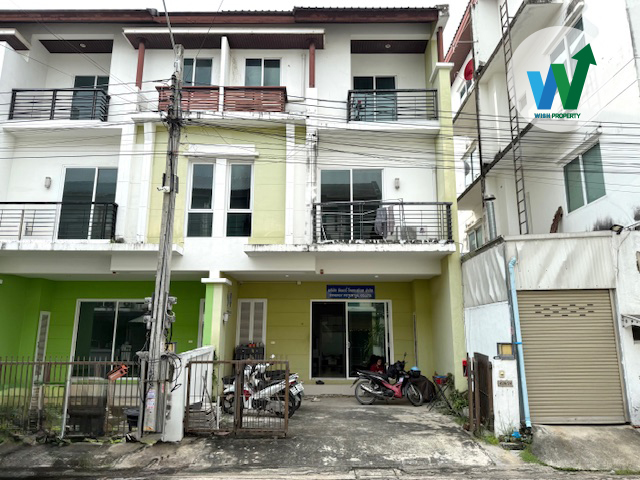 ขายโฮมออฟฟิศหลังมุม H2O ราม2-สุวรรณภูมิ สภาพใหม่ 3 ชั้น 4 นอน 3 น้ำ ใกล้นิคมเจโม สนามบิน ทางด่วนบางน