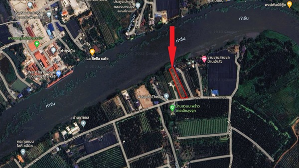 ขายที่ดิน ขายที่ดิน (โฉนด) ติดแม่น้ำท่าจีน 1 ไร่ 2 งาน 60 ตร.ว. กระทุ่มแบน จ.สมุทรสาคร โทร 0925506068