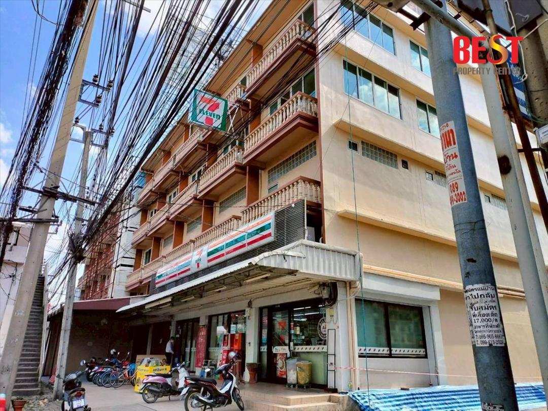 ขายอาคารพาณิชย์ 4 คูหา พร้อมกิจการ 7-Eleven และผู้เช่าเต็ม 100% หน้าปากซอยแจ้งวัฒนะ–ปากเกร็ด 36 