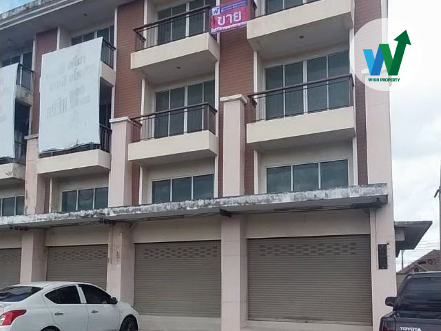 ขายอาคารพาณิชย์ 2 คูหา เหมาะทำร้านค้า ออฟฟิศ นิคมพัฒนา ระยอง