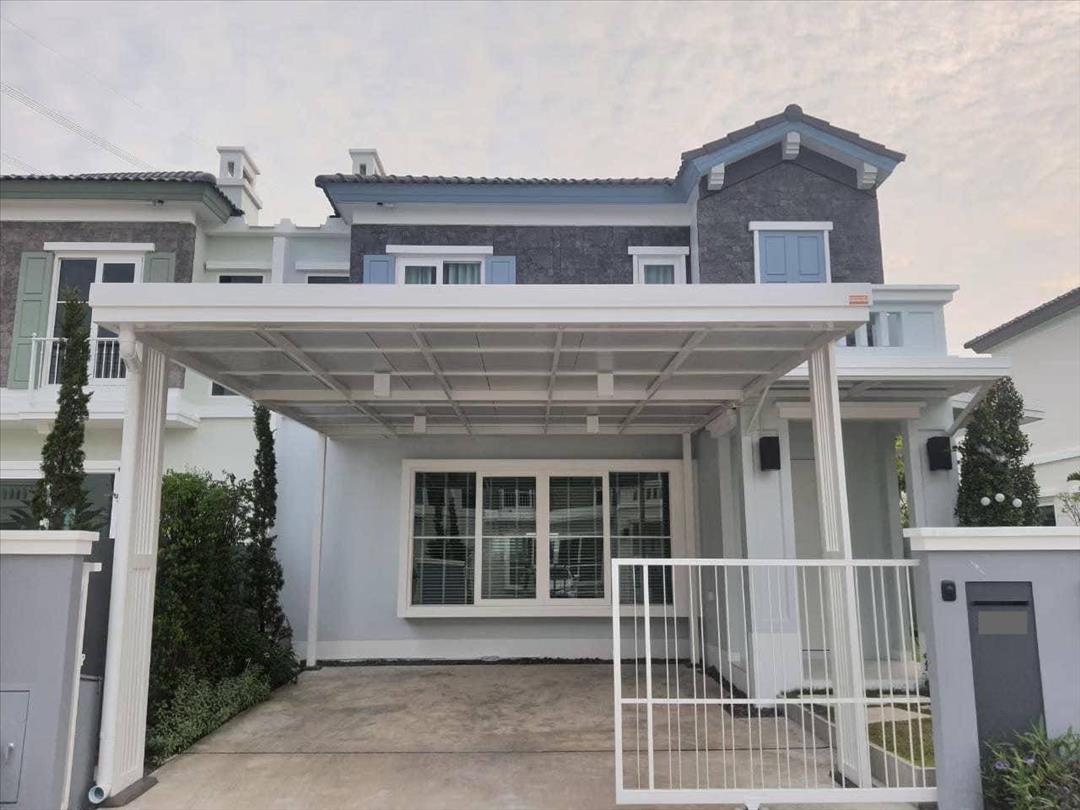 H 936 ให้เช่า บ้านแฝด ม.Anya Bangna-Ramkhamhaeng 2 บ้านสวย มีเฟอร์นิเจอร์ พร้อมอยู่ ราคา 55,000 บาท