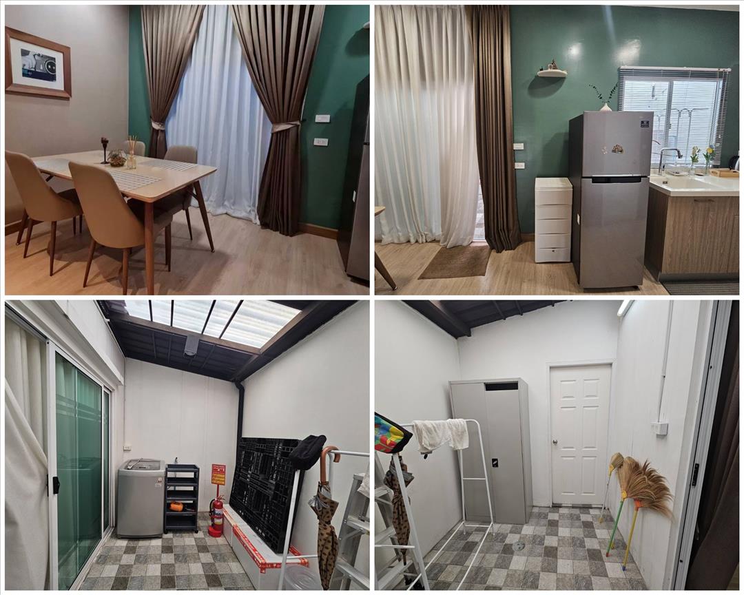 T 1478 ให้เช่า ทาวน์โฮม 2 ชั้น ม.เดอะคอนเนค รามอินทรา-มีนบุรี2 บ้านสวย เฟอร์นิเจอร์ครบ ราคา 26,000 