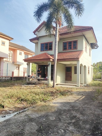 ขายบ้านเดี่ยว บ้านสวนรีสอร์ท รังสิต คลอง5 Line ID@757zwvfy