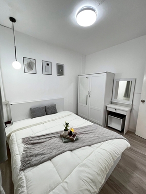 ขายคอนโดเอื้ออาทร วัดศรีวารีน้อย ตึก 66 ชั้น 2 ขนาด 33 ตร.ม. ห้องรีโนเวทใหม่  ราคา 640,000 บาท เหมาะ