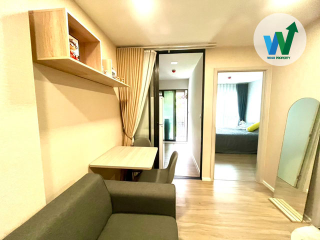 ขายคอนโดแต่งจบพร้อมปล่อยเช่า Atmoz Flow มีนบุรี ชั้น 2 วิวสระ