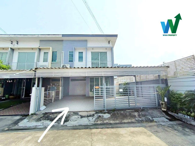 ขายขาดทุน The Connect 9 Kaset-Navamin ขนาด 22.3 ตรว.หน้าบ้านกว้างจอดรถ 3 คันในบ้าน