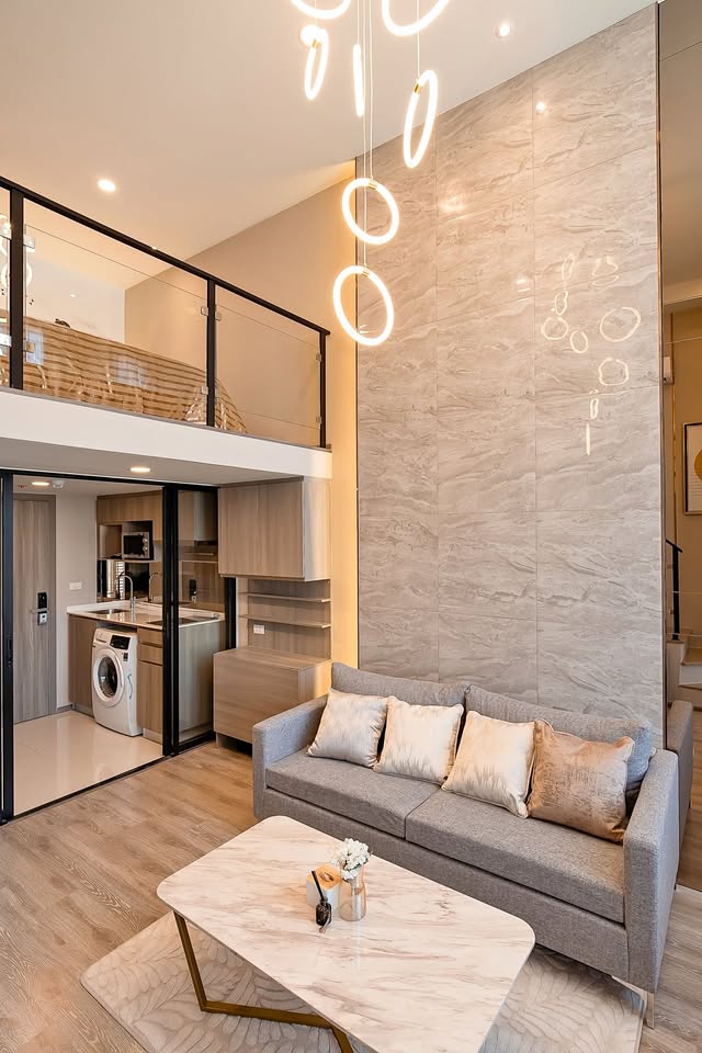 คอนโด 2 ชั้น ม.เกษตร เช่า Knightsbridge เกษตร โซไซตี้