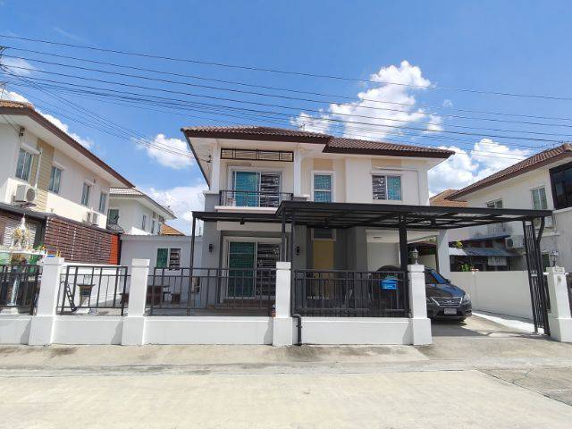 ขายบ้านเดี่ยวมือสอง หมู่บ้านพฤกษาวิลเลจ 5 บางใหญ่ นนทบุรี งดรับนายหน้า เจ้าของขายเอง