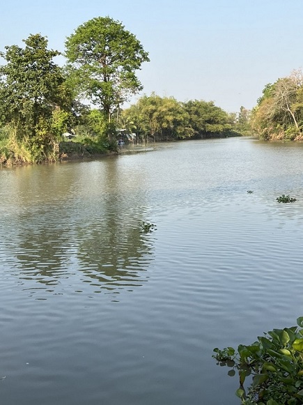 ขายที่ดินสวยติดแม่น้ำท่าจีนราคาถูก