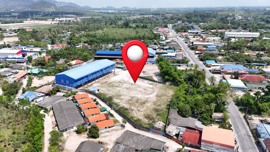 ขายที่ดินพร้อมโรงงาน ทำเล ห้วยโป่ง ระยอง 13-3-78.4 ไร่