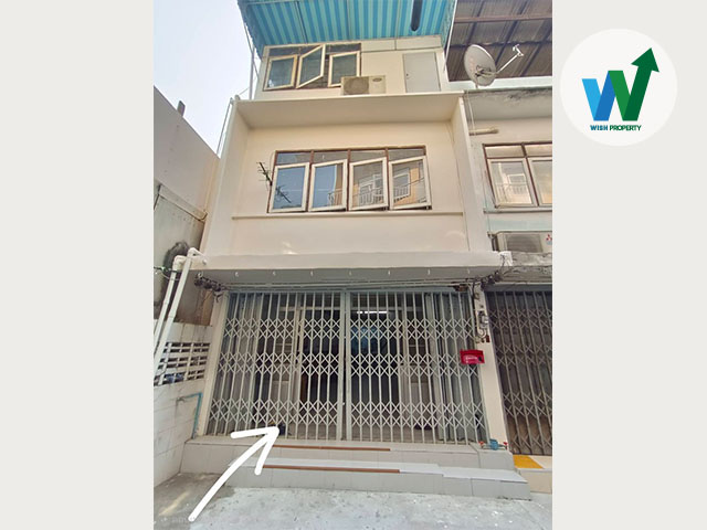 บ้านใกล้ถนนใหญ่ เดินทางง่าย สาธุ34  อาคารพาณิชย์ ห้องมุม ทำใหม่