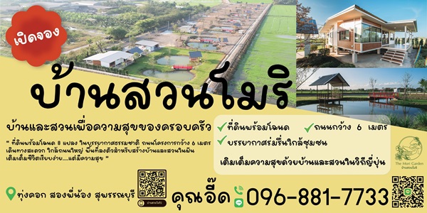 ขายที่ดิน ที่ดินแบ่งขาย ที่ อ.สองพี่น้อง จ.สุพรรณบุรี สวยงาม พร้อมสร้างบ้าน เจ้าของขายเอง โทร 096-8817733